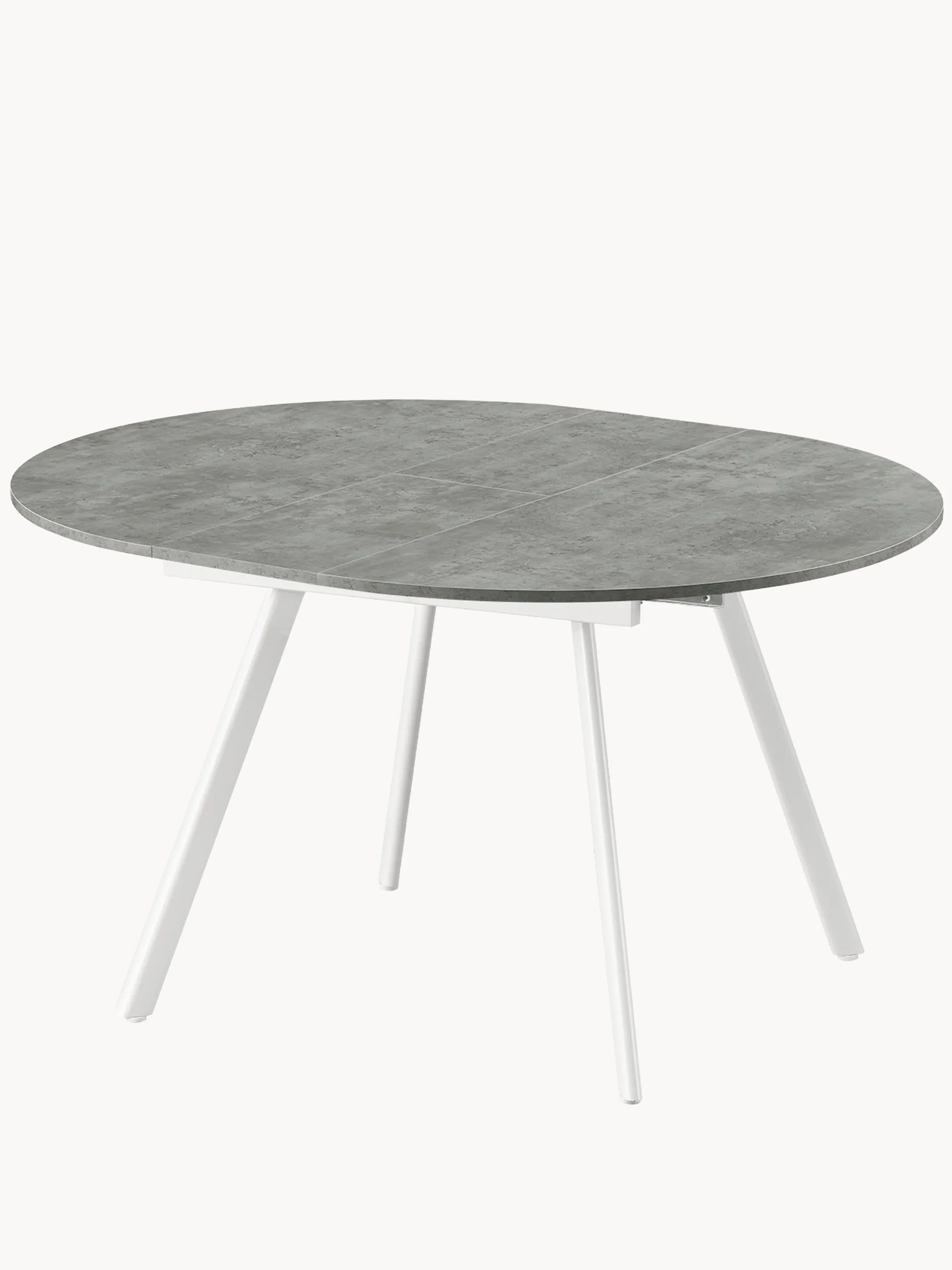 Ausziehtisch TILL- Runder Esstisch 120cm Durchmesser auf 150cm erweiterbar 4-6 Personen - Image 5