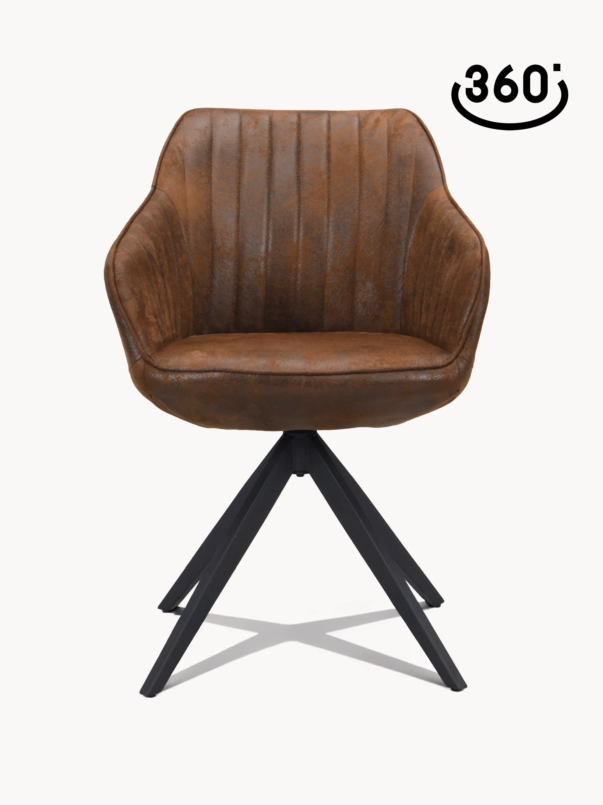 B-Ware Drehstuhl ARVIT, Braun | mit 360°-Drehfunktion - Image 2