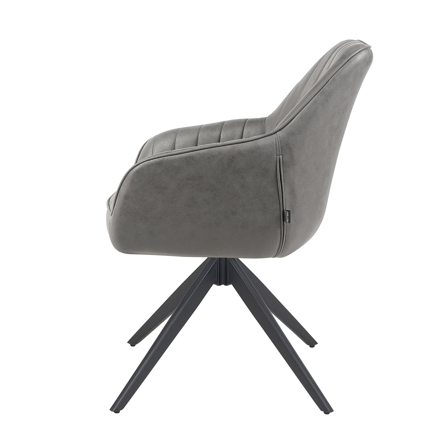 B-Ware Drehstuhl ARVIT Kunstleder Grau - Image 3