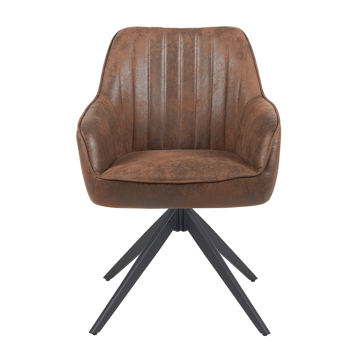 B-Ware Drehstuhl ARVIT, Wildleder Optik Braun - Image 3