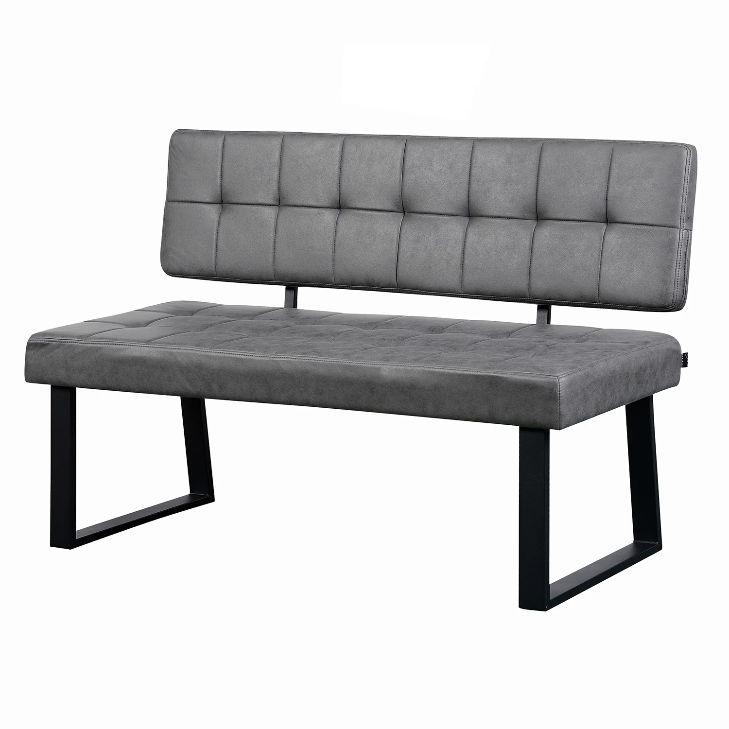 B-Ware Sitzbank SIGFRID, Kunstleder Grau 140cm