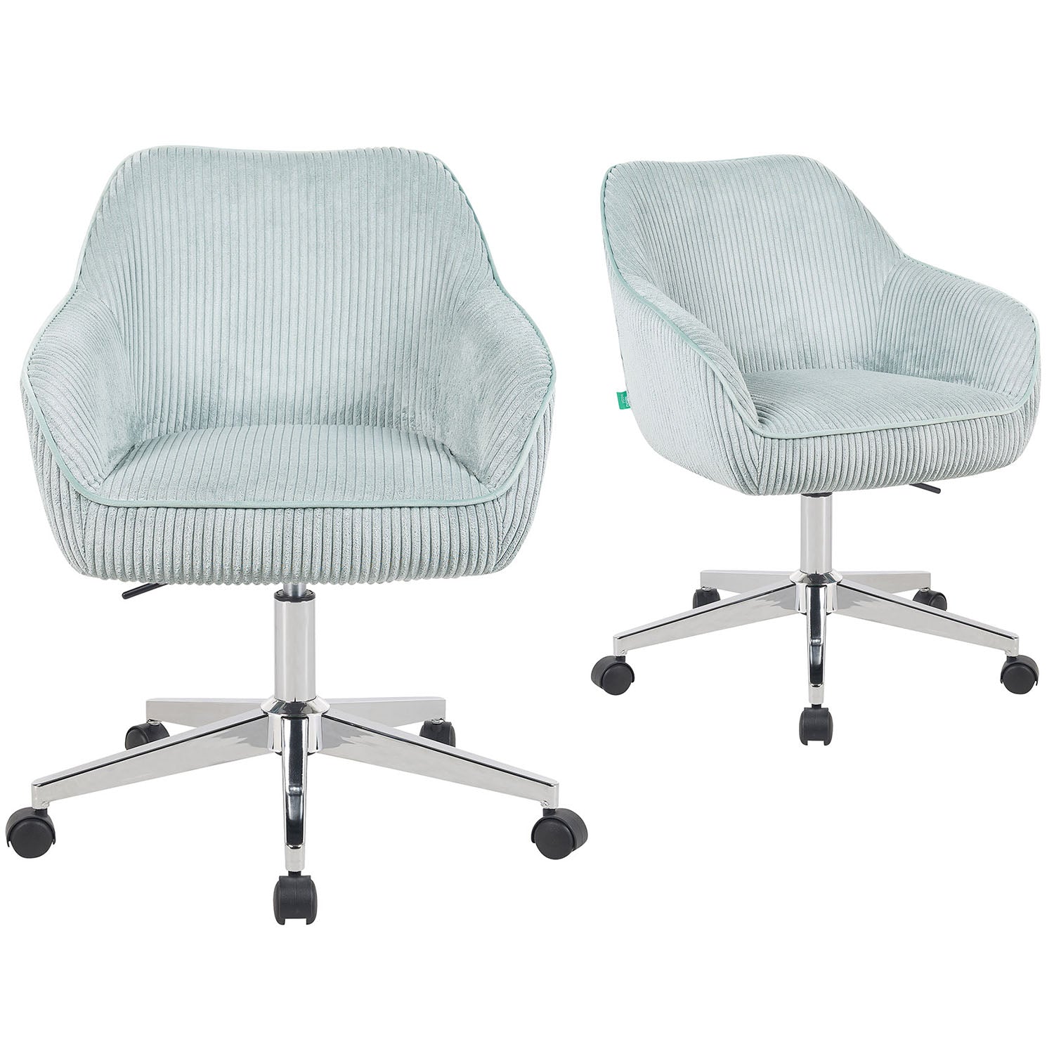 Bürostuhl Mika-Elio 2er-Set – Höhenverstellbar, 360° Drehbar, Matt-Schwarz - Image 54