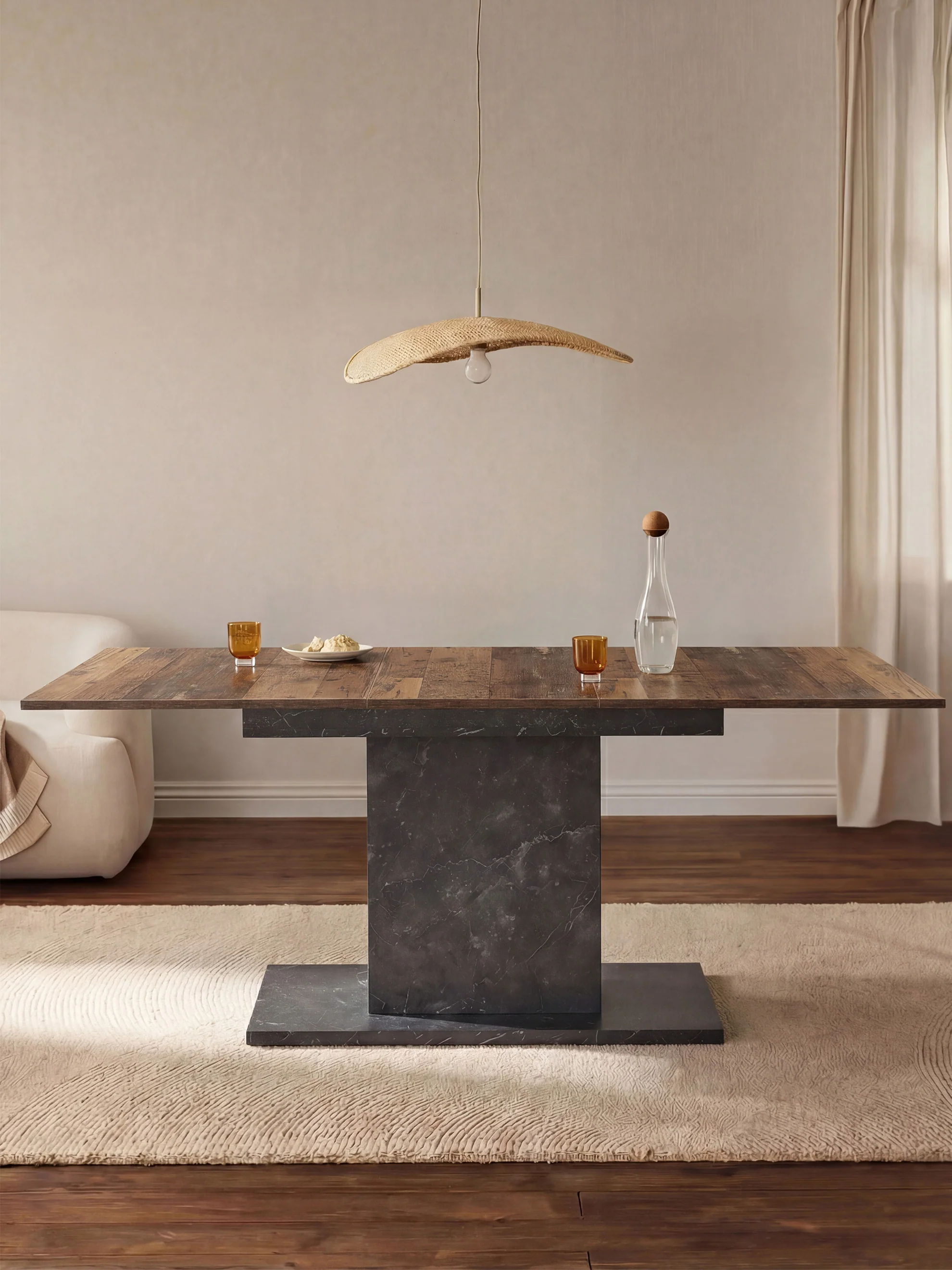 Esstisch MARA – Ausziehbarer Tisch mit & Metallgestell - Image 43