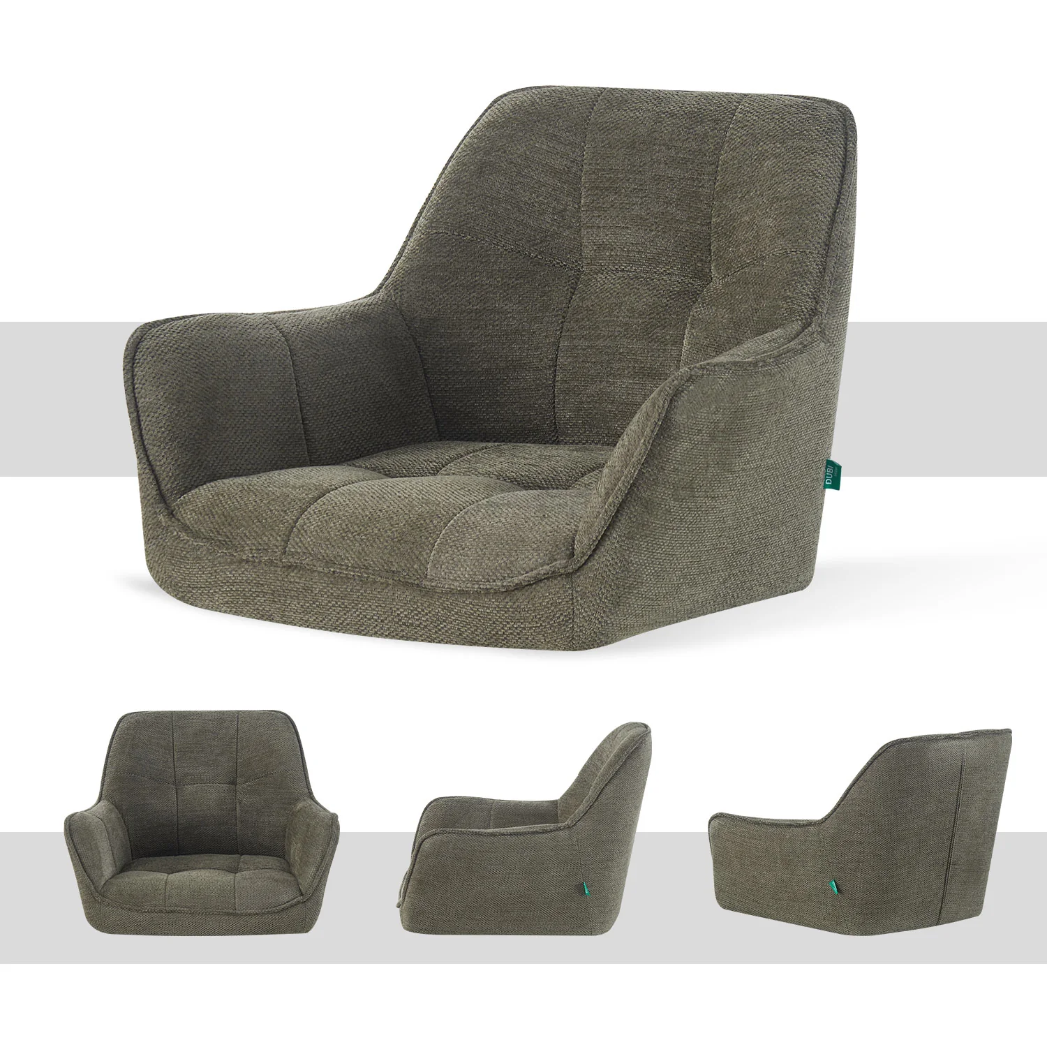 Esszimmerstühle THOMAS-KIRA 2er Set - 360° drehbar| Zeitloser Drehstuhl mit Rückholfunktion - Image 10